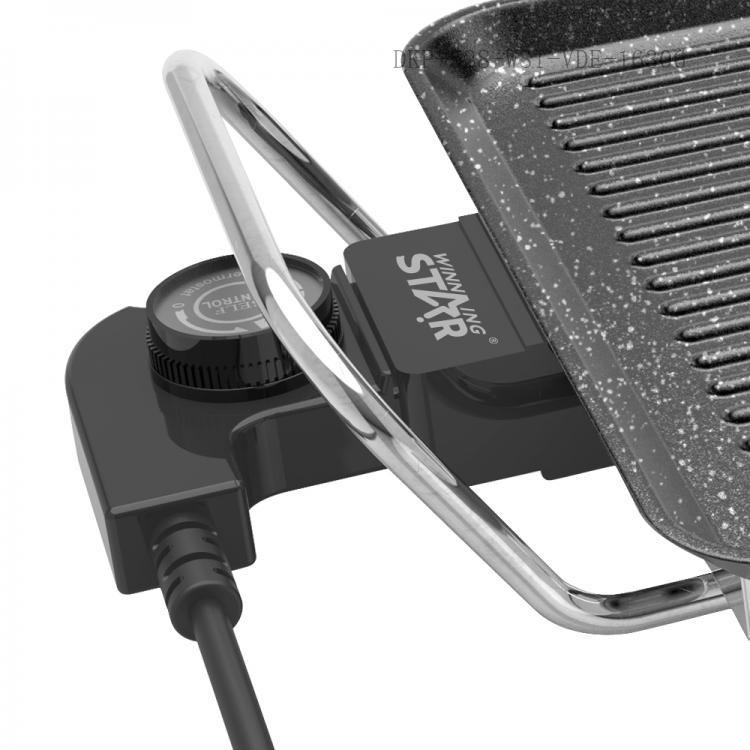 1360W Non-Stick Electric Grill Pan
