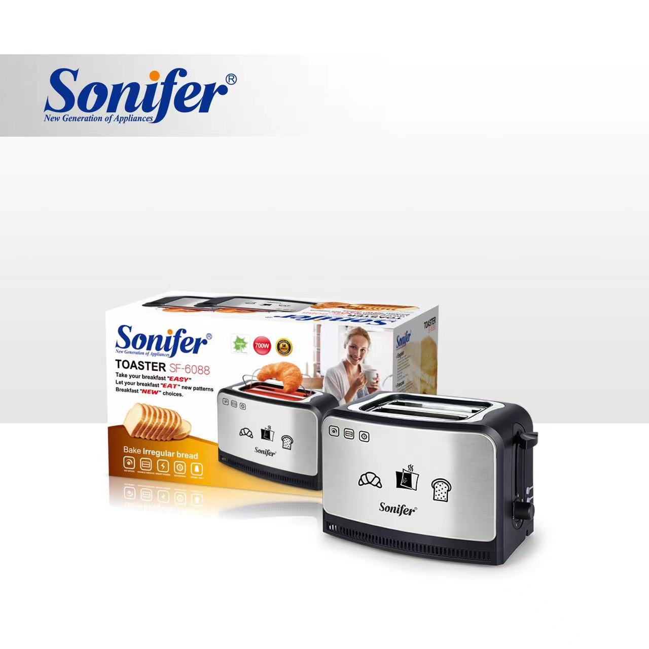 2-Slice Pop-Up Toaster