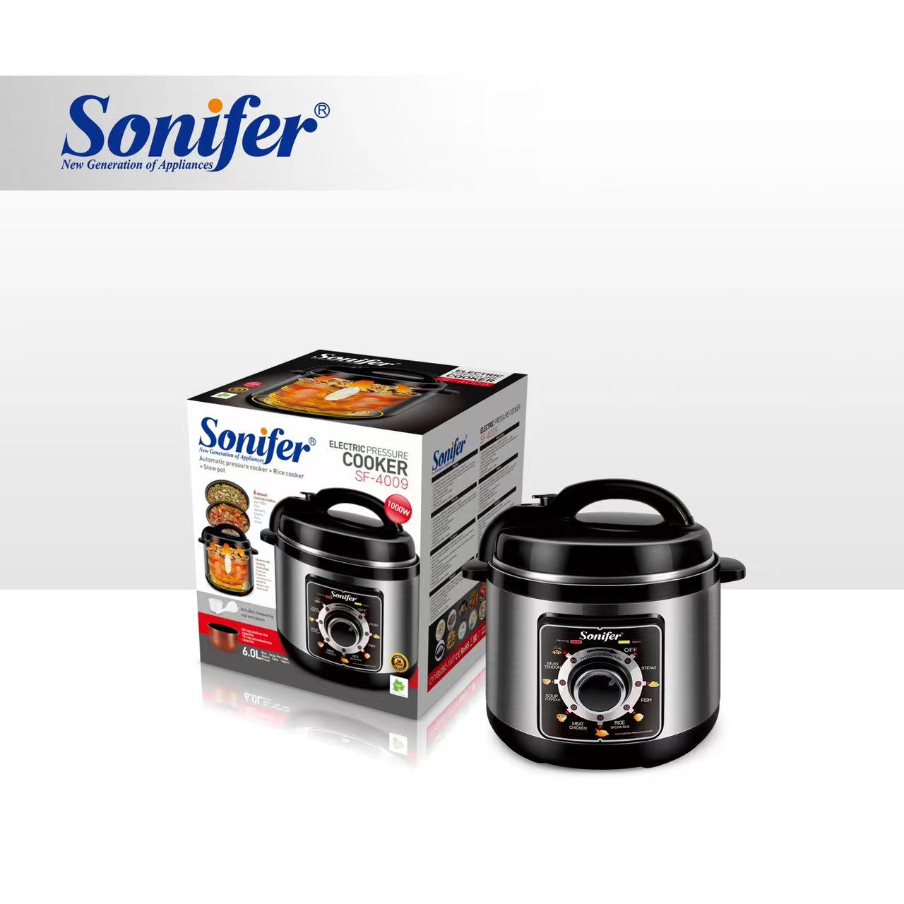 6L Stainless Steel Pressure Cooker
