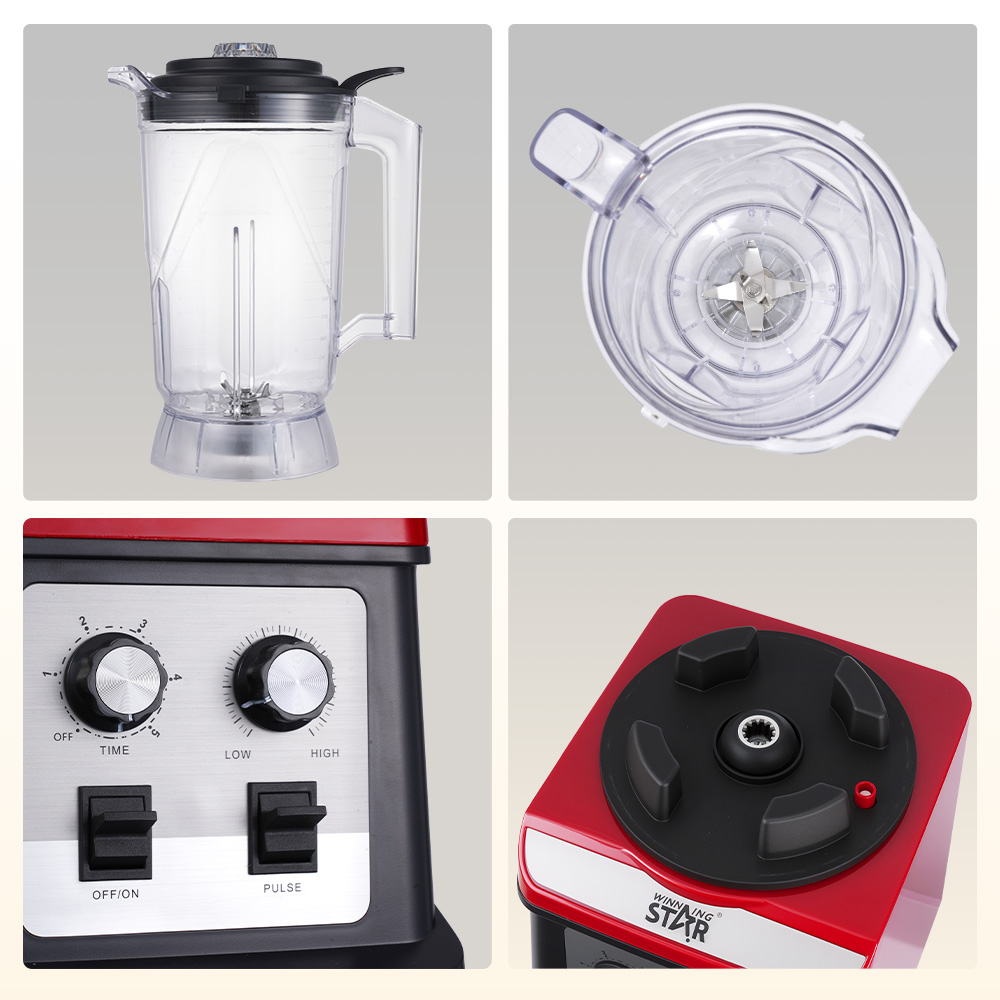 2000W Mixer Grinder Juicer Chopper Plus Big Capacity 5L Blender