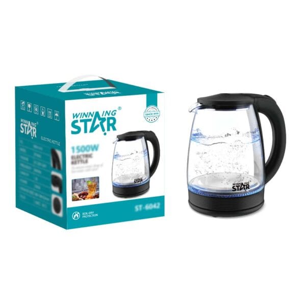 1.8L Turkish Teapot & Electric Glass Kettle