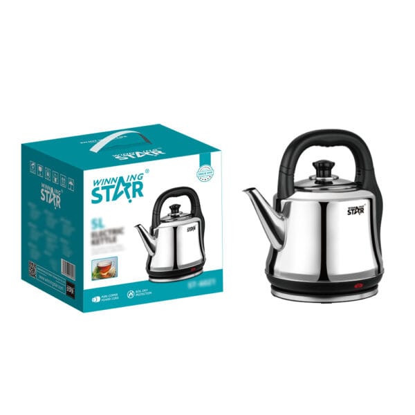 1800W 5L Stainless Steel Electric Kettle with Temperature Control