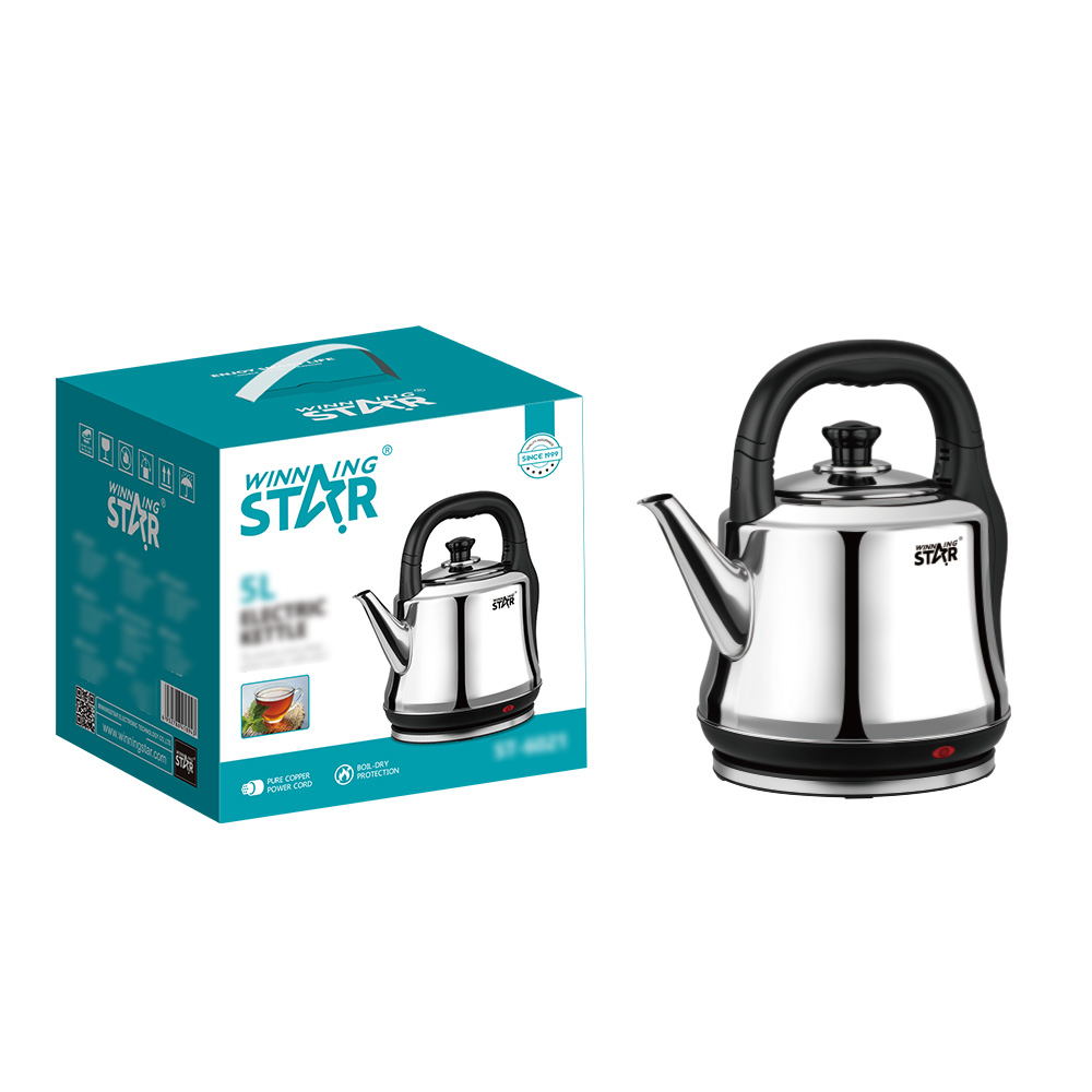 1800W 5L Stainless Steel Electric Kettle with Temperature Control