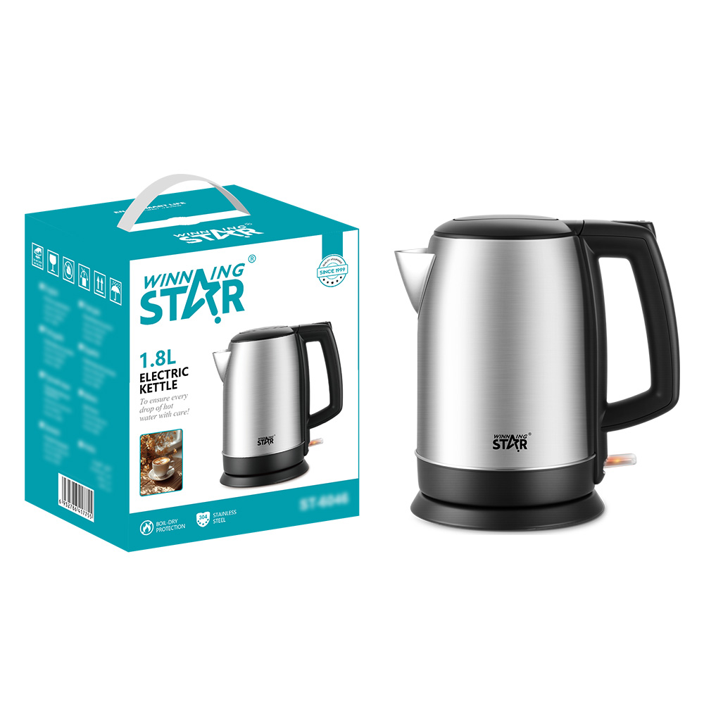 1500W 1.8L Stainless Steel Tea Kettle