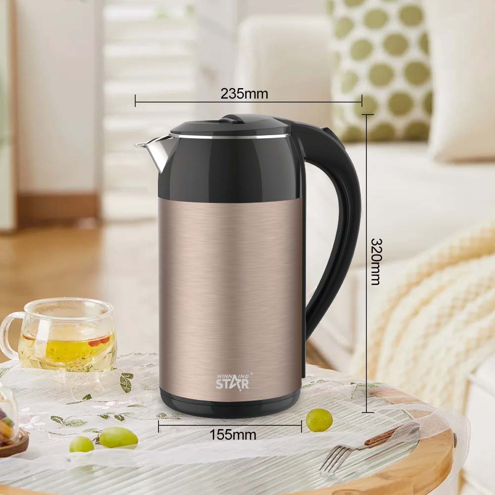 3L Fast Heat Stainless Steel Electric Kettle