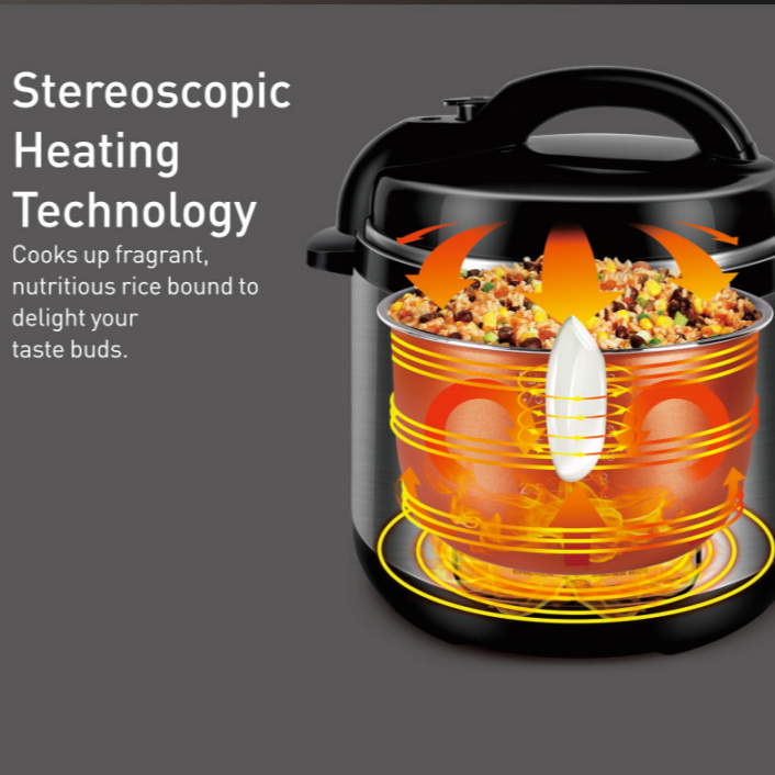 6L Stainless Steel Pressure Cooker
