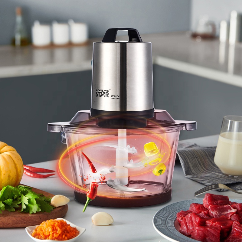 3L Glass Bowl Multi-Functional Quick Food Chopper