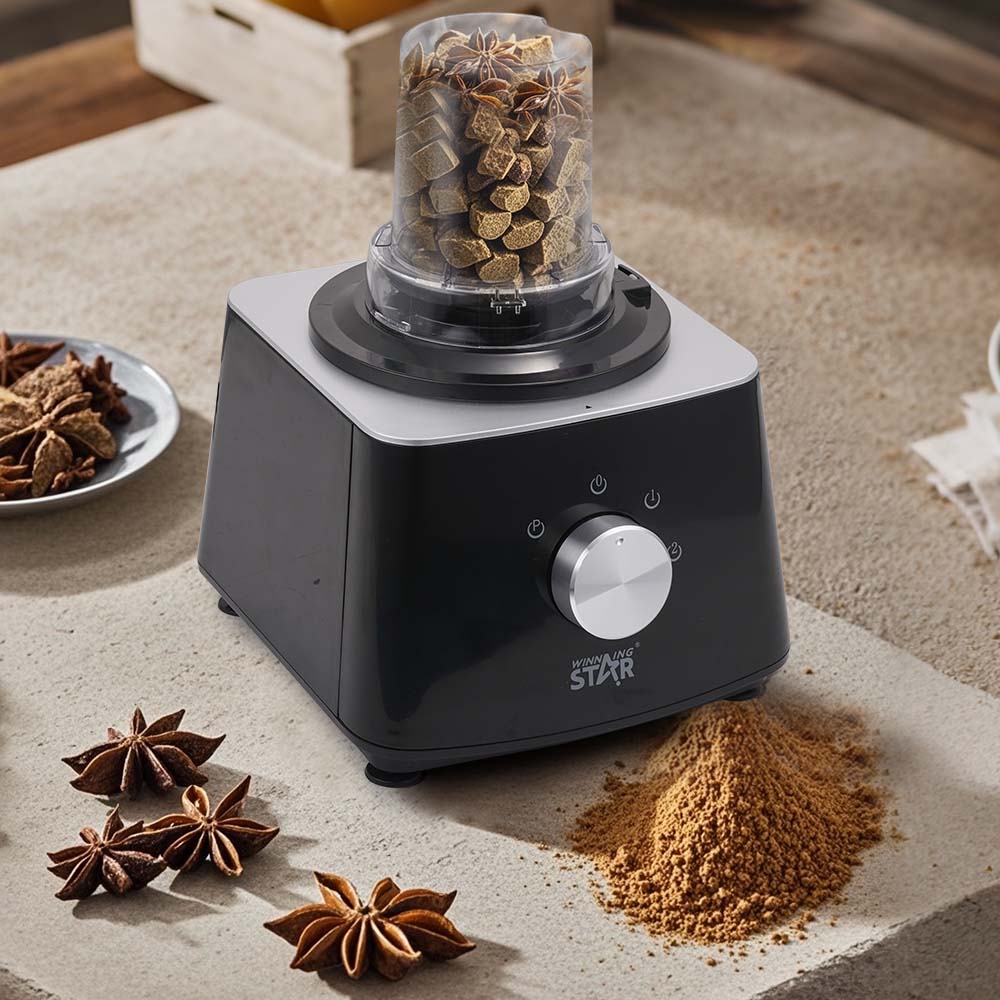 600W Multi-Function 10-in-1 Food Processor with Meat Grinder & Blender