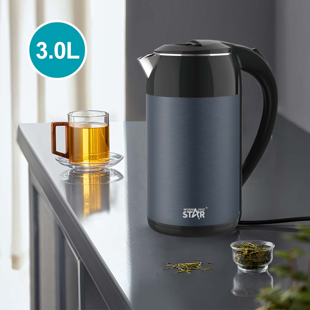 3L Fast Heat Stainless Steel Electric Kettle