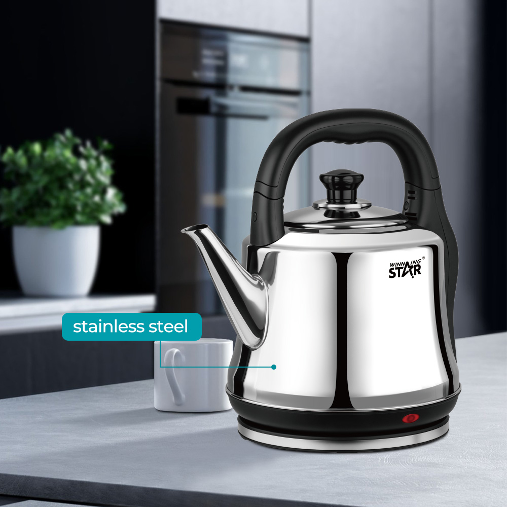 1800W 5L Stainless Steel Electric Kettle with Temperature Control