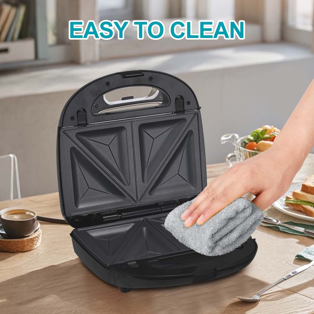 High-Quality 5-in-1 Breakfast Sandwich, Waffle & Donut Maker Set