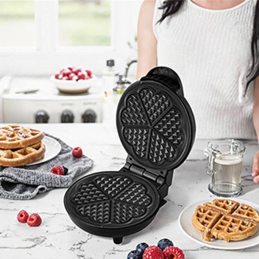 1000W Non-Stick Waffle Maker with BS Plug