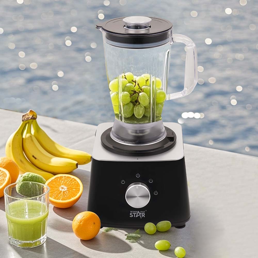 600W Multi-Function 10-in-1 Food Processor with Meat Grinder & Blender