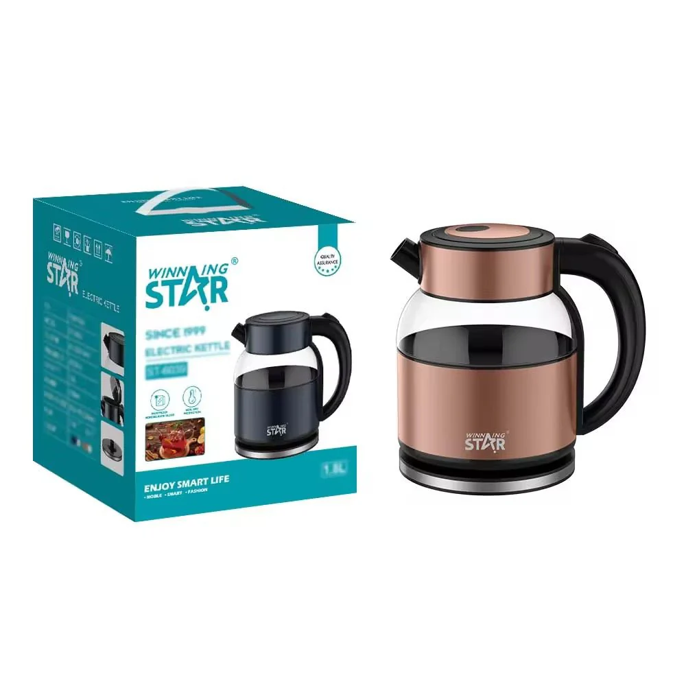 1500W 1.8L Electric Glass Kettle