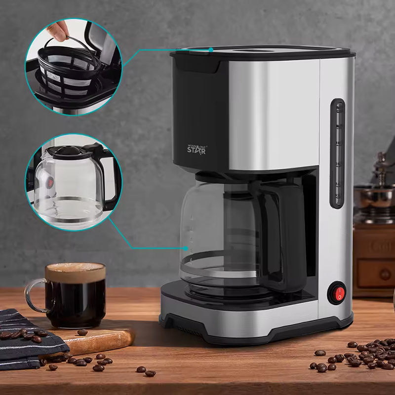 1000W High-Efficiency Coffee Maker Machine