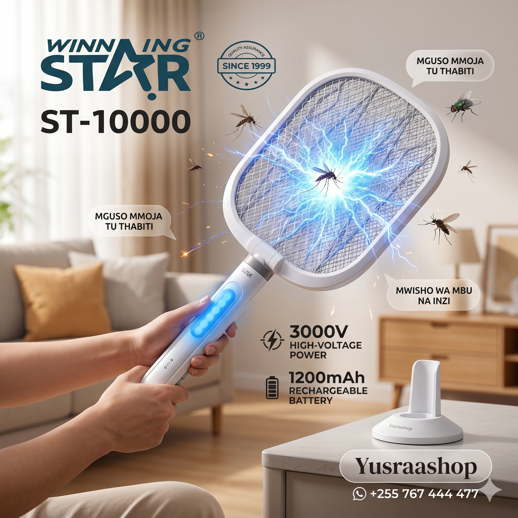 3000V electric mosquito swatter