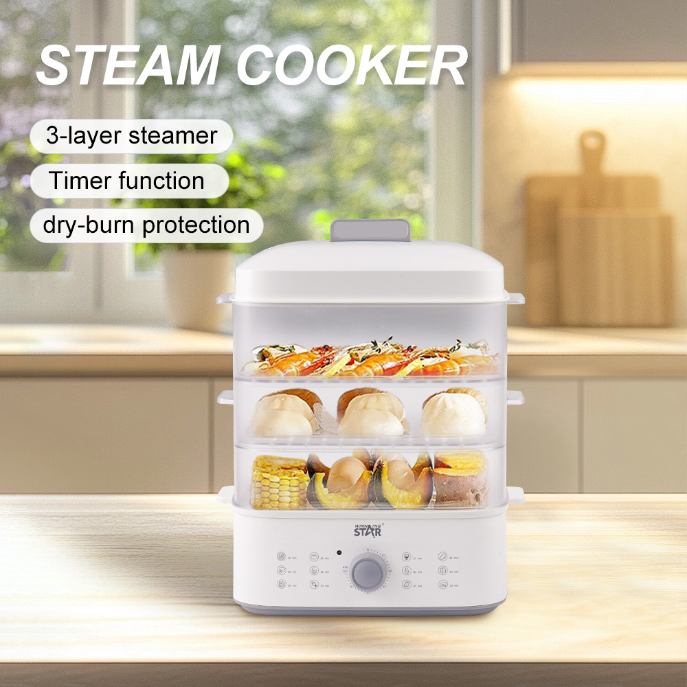 Electric Steam Cooker Food Steamer