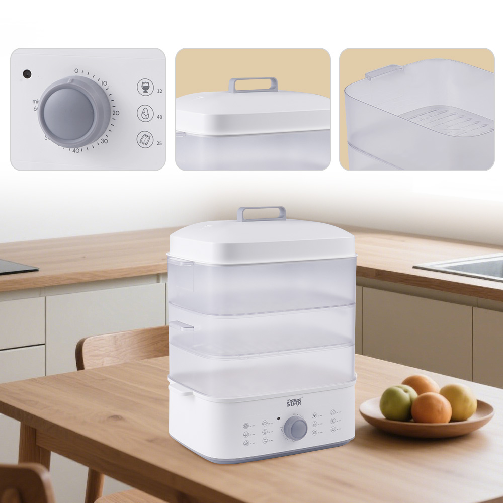 Electric Steam Cooker Food Steamer