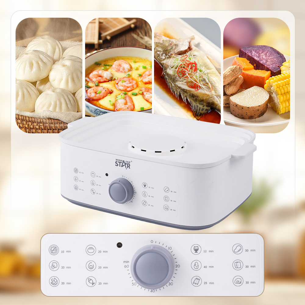 Electric Steam Cooker Food Steamer