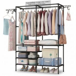 RACK YA KIJANJA YA KUPANGILIA NGUO NA VIATU! 👗👟✨