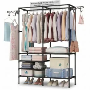 RACK YA KIJANJA YA KUPANGILIA NGUO NA VIATU! 👗👟✨