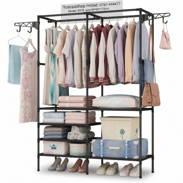 RACK YA KIJANJA YA KUPANGILIA NGUO NA VIATU! 👗👟✨