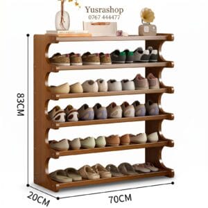 RAFU YA KISASA YA VIATU (WOODEN SHOE RACK)