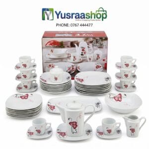 DINNER SET YA KIFALME VIPANDE 47 (SQUARE DESIGN)