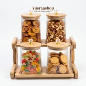 SPICE JAR SET NA STENDI YA KISASA (4PCS)