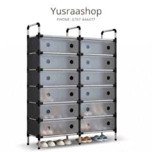 DOUBLE COLUMN MODERN SHOE RACK