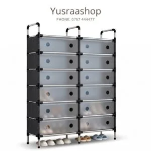 DOUBLE COLUMN MODERN SHOE RACK