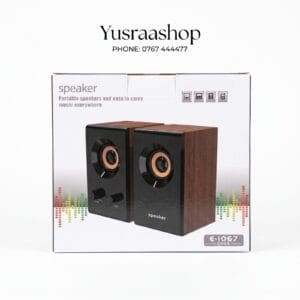 E-1067 D99A PORTABLE SPEAKERS – BURUDANI YA SAUTI KALI KWENYE KOMPYUTA YAKO! 🎶💻✨
