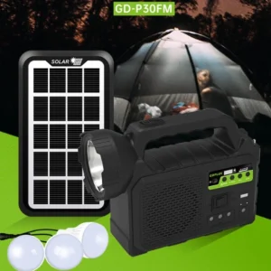 GD-P30FM SOLAR LIGHTING SYSTEM – MBUNDA WA KISASA WA SOLAR, POWER BANK NA BURUDANI
