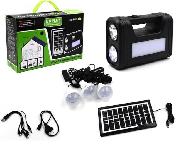 GDPLUS GD-8017 30W SOLAR LIGHTING SYSTEM – MFUMO WA KISASA WA NISHATI YA JUA NA TAA 3