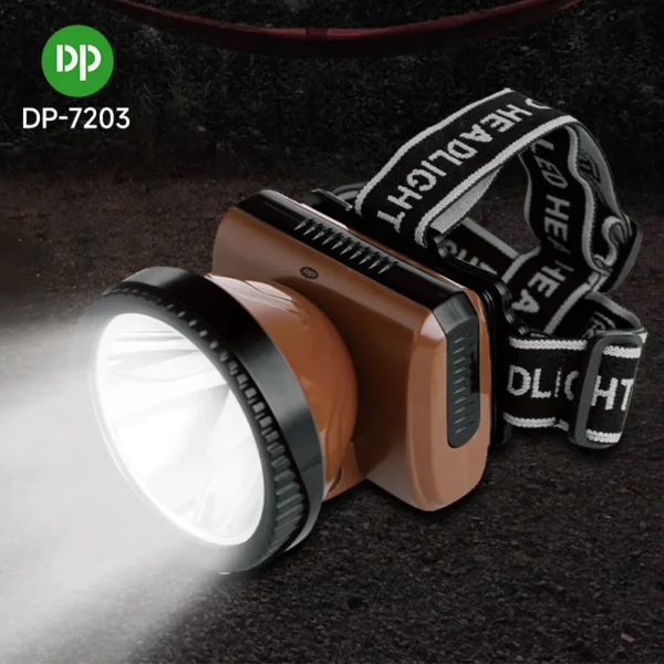 DP-7203 LINTERNA YA KICHWA YA LED INAYOCHAJIWA – TAA YA KISASA YA KICHWANI